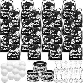 96 Pcs Basketball Party Favors Include 24 Basketball Drawstring Bags 24 Basketball Keychain 24 Silicone Basketball Bracelets 24 Mini Stress Ball for Sports Supplies Decorations