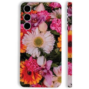 MightySkins Skin Compatible with Samsung Galaxy S23 Plus Full Wrap - Watered Flowers | Protective, Durable, and Unique Vinyl Decal wrap Cover | Easy to Apply & Change Styles | Made in The USA