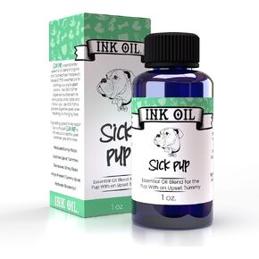 زيوت الجرو للجرو المريضة الزيت العطري للكلاب - تهدئة المعدة والقيء - زيوت تهدئة عضوية - البروبيوتيك والإنزيمات الهضمية لصحة الأمعاء للحيوانات الأليفة - ملحق بروبيوتيك معدة الكلب - 1 أوقية in Kuwait