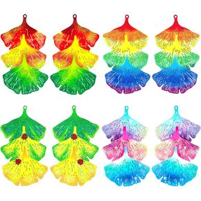 Multicolor Leaf Filigree Charms Monstera Tropical Leaf Ginkgo Leaf Pendants for DIY Earrings Bookmarks Hanging Decorations Packaging Decorations