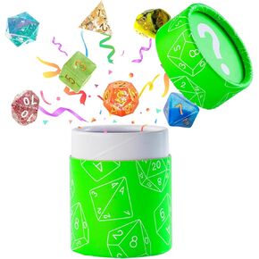 Mystery Dice,DND Dice Set of 7 Random Polyhedral,Suitable for Role Playing Table Games - Purple