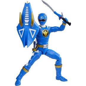 Power Rangers Lightning Collection Dino Thunder Blue Ranger 6-Inch Premium Collectible Action Figure Toy with Accessories