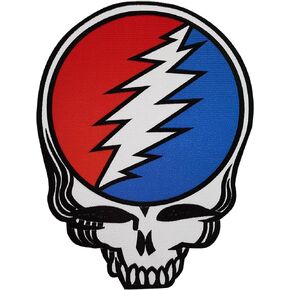 C&D Visionary Grateful Dead Steal Your Face Large Back Patch