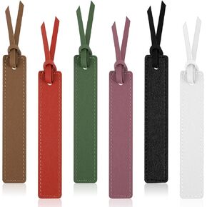 مرجعية جلدية ، مرجعية جلدية كلاسيكية مرجعية جلدية يدويًا مع الحبل الجلدي ، علامات الصفحة التي تقرأ الهدايا للقراء والكتاب ومحبي الكتب وطلاب المدارس و 6 ألوان in Kuwait