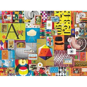 Ravensburger Eames House of Cards 1500 Piece Jigsaw Puzzle for Adults - 16951 - Every Piece is Unique, Softclick Technology Means Pieces Fit Together Perfectly