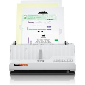 Epson RapidReceipt RR-400W Wireless Compact Desktop Color 2-Sided Receipt & Document Scanner with ScanSmart AI PRO Receipt Management & PDF Software & 20-Page Auto Document Feeder