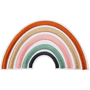 Cute-Patch 3'' Morandi Color Rainbow Embroidered Iron on Patch