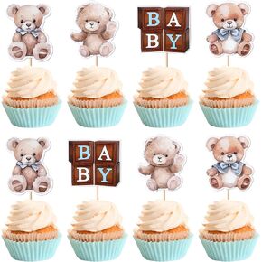 40 Pack Circus Cupcake Toppers Vintage Circus Animals Cupcake Picks Elephant Bear Rabbit Goose Cake Decorations for Baby Shower Kids Birthday Carnival Theme Party Supplies in Kuwait