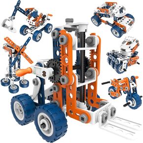 لعبة 12-في 1 STEM TOY للأطفال-152 قطعة بناء بناء مجموعة وتعليم تعليمي هندسة مجموعة فكرة للبنين والبنات ، وبناء ألعاب للأطفال الذين تتراوح أعمارهم بين 4-8 5 7 8 9 10 11 12 سنة
