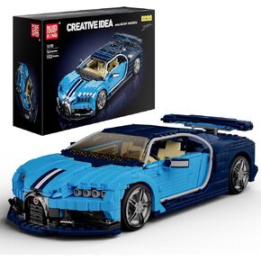 Mould King Car Building Sets, 1:12 Scale Red Sports Car Model, 10117 Collectible Cars Toys Building Kits, Build and Display Construction Car Set for Adults Boys Kids Aged 14+ (1311 Pieces)