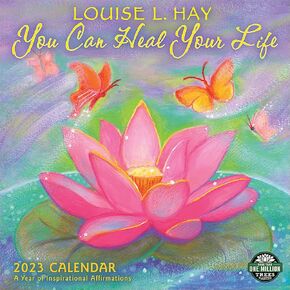 You Can Heal Your Life 2023 Wall Calendar: Inspirational Affirmations by Louise Hay | 12" x 24" Open | Amber Lotus Publishing