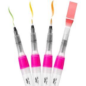 Mr. Pen- Watercolor Brush Pens, 4 pcs, Large Watercolor Brushes Set, Watercolor Pens for Adults, Water Brush Pen