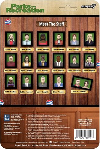 Super7 Parks and Recreation Leslie Knope (Campaign Trail) - 3.75" Parks and Rec Action Figure with Accessory Classic TV Show Collectibles in Saudi Arabia