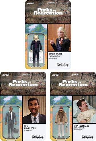Super7 Parks and Recreation Leslie Knope (Campaign Trail) - 3.75" Parks and Rec Action Figure with Accessory Classic TV Show Collectibles in Saudi Arabia