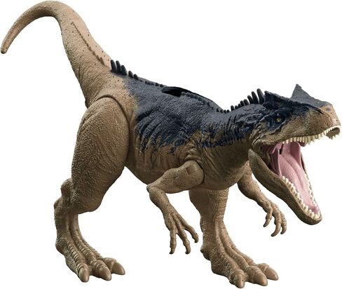 Jurassic World Toys Camp Cretaceous Roar Attack Allosaurus Dinosaur Action Figure with Strike Feature and Sounds, Toy Gift and Collectible in Saudi Arabia