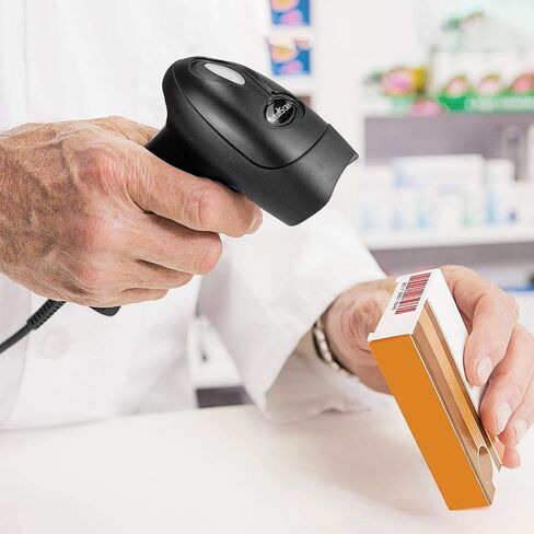Handheld USB QR Barcode Scanner Reader for Computers, NetumScan Handheld Wired Automatic 1D 2D Image Bar Code Scanners for Mobile Payment, Store, Supermarket, Warehouse in Kuwait