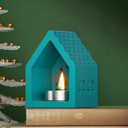 Resin Molds Tealight Candle Holder Silicone Mold Tea Light Candle Holder Epoxy Mold for Resin, Plaster, Cement Concrete, DIY Home Décor (Star) in Saudi Arabia