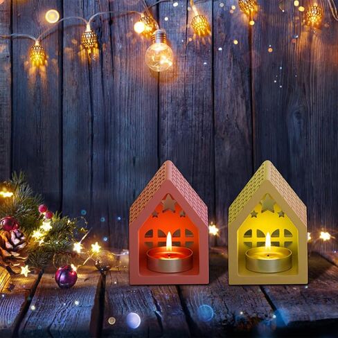 Resin Molds Tealight Candle Holder Silicone Mold Tea Light Candle Holder Epoxy Mold for Resin, Plaster, Cement Concrete, DIY Home Décor (Star) in Saudi Arabia