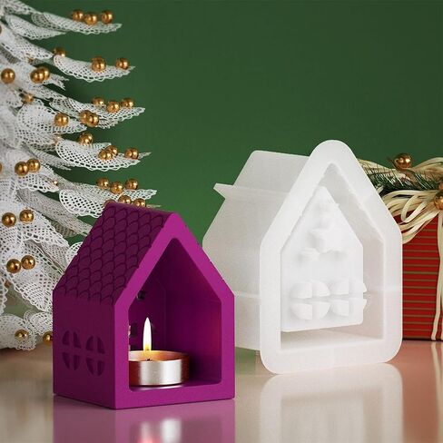 Resin Molds Tealight Candle Holder Silicone Mold Tea Light Candle Holder Epoxy Mold for Resin, Plaster, Cement Concrete, DIY Home Décor (Star) in Saudi Arabia