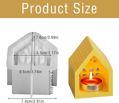Resin Molds Tealight Candle Holder Silicone Mold Tea Light Candle Holder Epoxy Mold for Resin, Plaster, Cement Concrete, DIY Home Décor (Star) in Saudi Arabia