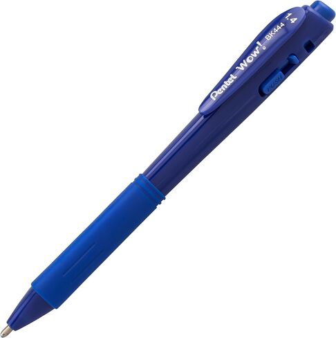 Pentel Wow! Retractable Ballpoint Pen, (1.4mm), Bold Line, Assorted Ink Colors, Pack of 18 (BK444BP18M) in Kuwait