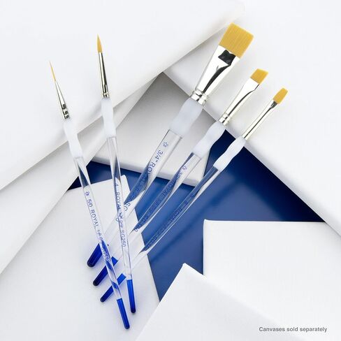 Royal & Langnickel Soft Grip Paint Brushes (5 Piece Brush Set) in Kuwait
