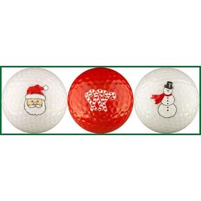 Christmas Candy Cane Golf Ball Gift Set in Kuwait