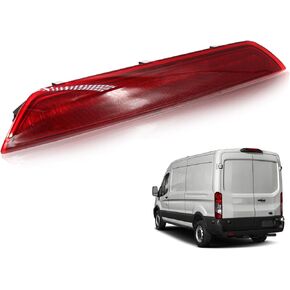 Center Rear High Mount 3rd Third Brake Light Lamp BK3Z13466A BK3Z13466C Compatible with Transit 150 250 350 2015-2020