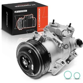 A-Premium Air Conditioner AC Compressor with Clutch Compatible with Toyota Corolla 2007 2009 2010, Matrix 2009-2013 & Scion xB 2008-2015 & Pontiac Vibe 2009-2010