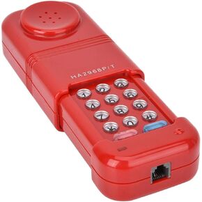 Phone Line Tester,ASAHTA Phone Line Cable Tester Fiber Optical Tool DTMF Caller ID Auto Detection Search Machine,Phone Cable Tester with Ringer ON/Off Function,Redial/Hang Up Function.(Red)