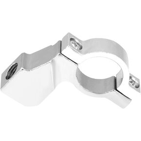 aqxreight - Handlebar Mirror Mount, 10mm Motorcycle Rearview Mirror Bracket Handlebar Mount Mirror Adapter Holder Clamp 5 Colors(Silver)