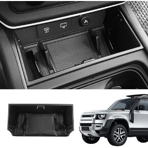 Center Console Organizer Tray Storage Box Compatible with Land Rover Defender 2020-2023 Land Rover Defender 90 110 130 (Center Console Storage Box)