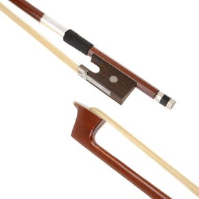 Vaguelly Fiddle 1/4 Size Violin Bow With White Horse Hair Light Weight Student Practice Violin Bow,Well Balanced Sandalwood Bow for Violin,55CM Hair Supplies in Kuwait