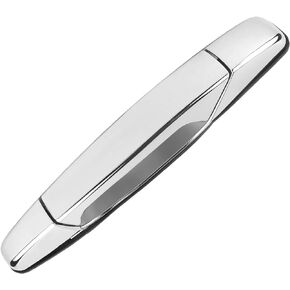 Rear Left Driver Door Handle for 2007 2008 2009 2010 2011 2012 2013 2014 2014 Chevy Silverado Suburban Tahoe Avalanche GMC Sierra Yukon Cadillac Escalade Exterior Outside Chrome Door Handle OE# 80105