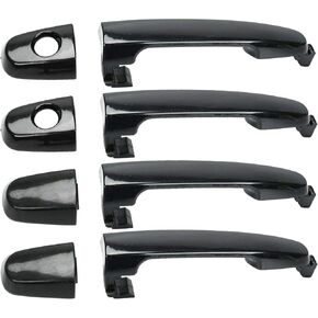 Front Rear Left Right Door Handle Set of 4 Replacement for Toyota Corolla Matrix 03-08