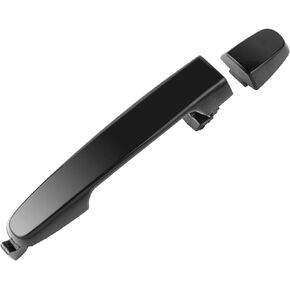 Exterior Rear Door Handle Driver/Passenger Side Compatible with 2002 2003 2004 2005 2006 Toyota Camry 2003-2013 Toyota Corolla Matrix 2003-2008 Pontiac Vibe Without Keyhole