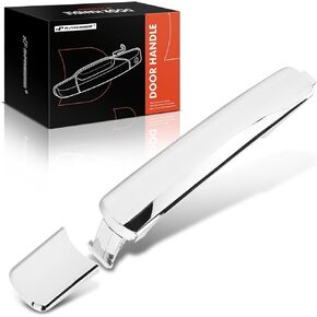 A-Premium - Exterior Door Handle w/Keyhole Front Left Driver Side - Compatible with Nissan & Infiniti Models - Rogue 10-15, Murano 03-07, FX35 FX45 03-08 - Without Smart Key - Replace# 80640-CA012