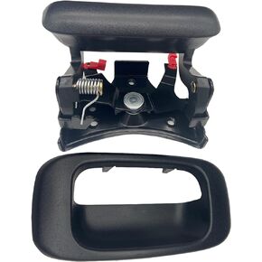 NPAUTO Tailgate Handle Latch Compatible with 1999 2000 2001 2002 2003 2004 2005 2006 Chevy Silverado 1500 2500 3500 GMC Sierra Hu-mmer H2, Black Tailgate Set, 15997911, 15228539, 15228541, 15228540