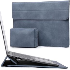 HYZUO 15 Inch Laptop Case Bag Sleeve with Stand for MacBook, Light Gray in Kuwait
