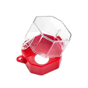 Transparent Button Switch Cover, Hdtyyln 1PCS Emergency Stop Protection Cover,Push Button Cover,Stop Switch Box