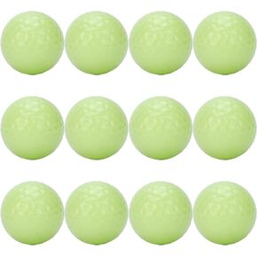 Glow Golf Balls,12Pcs Glow Golf Balls Luminous Night Golf Floating Balls Glow in The Dark for Night Sports