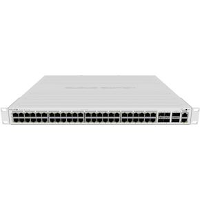 MikroTik CRS354-48P-4S+2Q+RM Switch has 48 x 1G RJ45 Ports and 4 x 10G SFP+ Ports. 2 x 40G QSFP+ Ports for Extremely Fast Fiber Connections or Linking with Other 40 Gbps Devices
