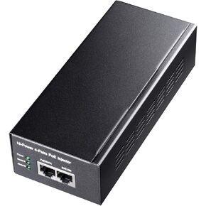 Cudy POE300 60W Gigabit Ultra PoE+ Injector, Up to 60W Ultra Power Supply, 10/100/1000Mbps Shielded RJ-45, IEEE 802.3af/802.3at Compliant, Not Support 802.3 bt/ PoE++/ Passive PoE, Metal housing