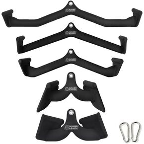 POWER GUIDANCE LAT Pulldown Attachments, Pull Down Bar with Ergonomic Handle, Cable Machine Attachments for More Effective and Less Fatigued Grip