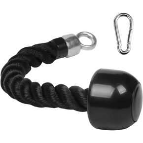 Tricep Rope Pull Down,Heavy Duty Triceps Kit Easy to Grip & Non Slip Cable Attachment Ideal for Home Gym Face Pulls Tricep Push Down Rope System