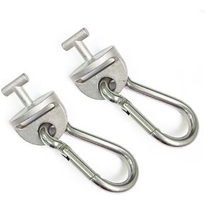 1Pair Tonal T Lock Adapter with Snap Hooks ,Stainless Steel Tonal Accessories for Tonal Gym Machine(Only Tonal T Lock Adapter )