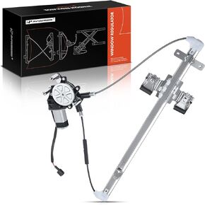 A-Premium Power Window Regulator with Motor Compatible with Dodge Dakota 2005-2010 Mitsubishi Raider 2006-2009 Ram Dakota 2011 Rear Left Driver Side