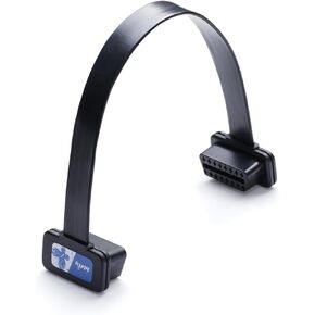 OBD2 Extension Cable, A7 Low Profile OBD2 Splitter 16Pin Male to Female Port for GPS, Scan Tool and Code Reader (5FT/1.5M)