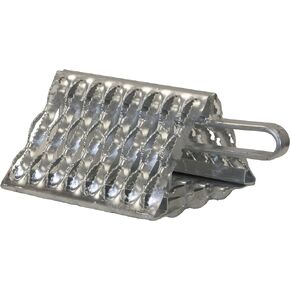 Buyers Products WC091060 Galvanized Serrated Wheel Chock, 9 x 10 x 6 Inch, Texturized for Ideal Use for Off Road, Snowy, Muddy Or ICY Conditions for Truck Maintenance and Storage