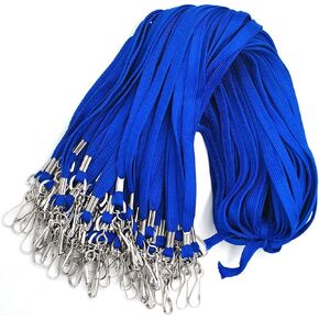 Lanyard 100 Pack Bulk Badge Lanyards for ID Badges Neck Cruise Lanyard Name Tag Lanyard ID Holder